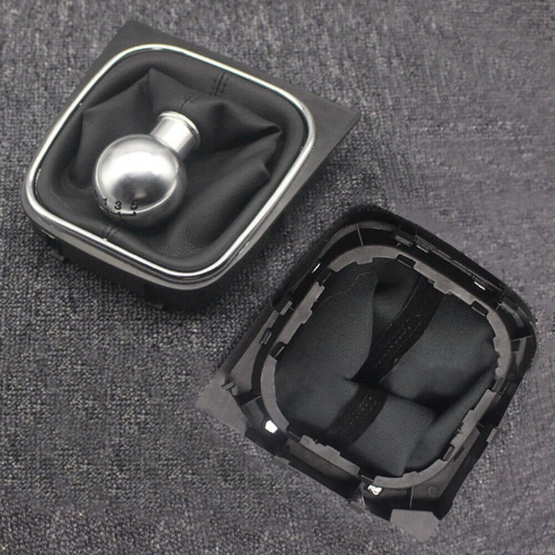 Aluminum Alloy Black 5 Speed Gear Stick Shift Knob for VW Golf 5 MK5 Golf 6 MK6
