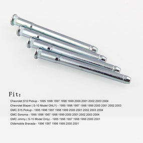 17Pcs Door Hinge Pins & Pin Bushing Kit For Chevrolet S10 GMC S15 1994-2004