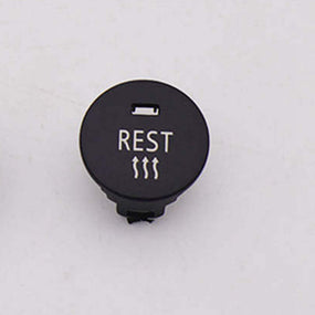 Central Control A/C Panel REST Switch Button Knob Cover For BMW E60 E63 E64 5'