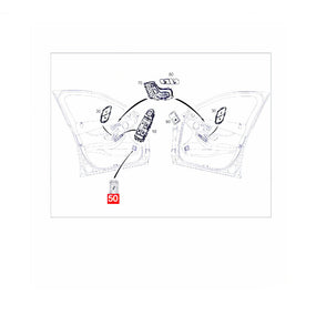 Brown Trunk Lid Tailgate Control Switch A2059051713-K0 for Benz 2015-20 C W205