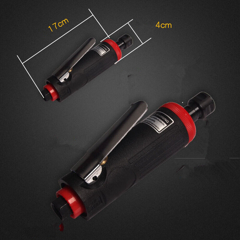 17 Pcs 1/4" Pneumatic Machine Polishing Tire Repair Tool Set Fit Car