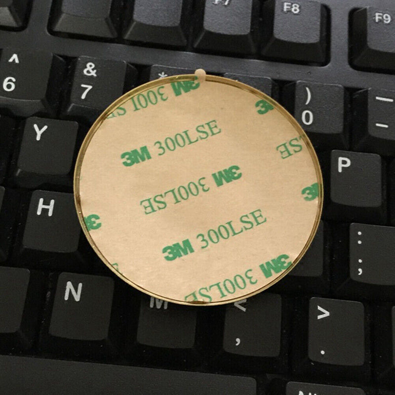 Gold 52mm 3D Steering Wheel Logo Cover Trim Fit for Mercedes Benz AMG