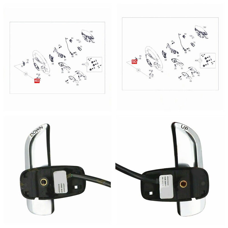 Steering Wheel Shift Paddle Shifter for Mercedes-Benz GLS (X166) AMG 2015-2019