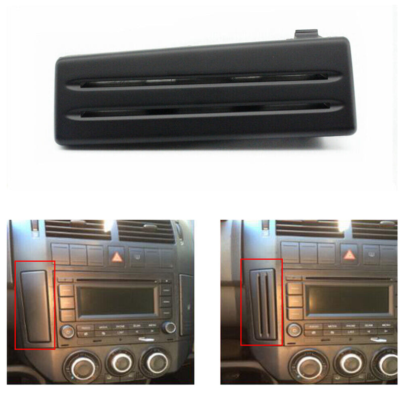 6Q1858373 Black Front Dashboard Card Slot Compartment Box for VW 2002-10 Polo 9N