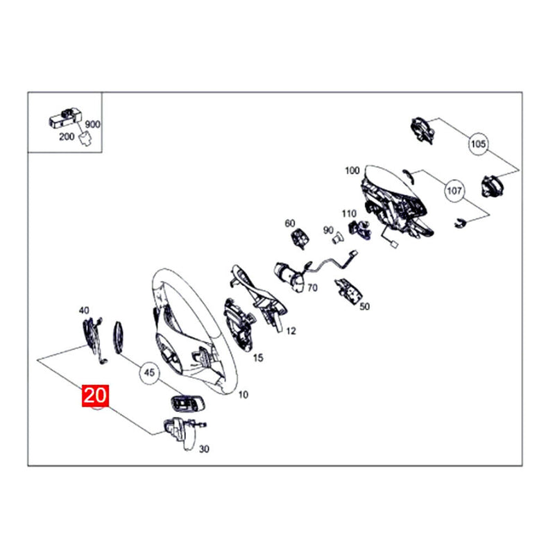 Steering Wheel Shift Paddle Shifter for Mercedes-Benz E-class W212 2010-2013