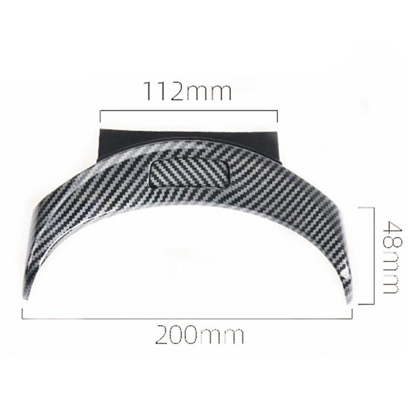 Carbon Fiber Center Console Armrest Storage Box Button for Benz W205 S205 C205