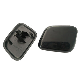 2 PCS Front Bumper Headlamp Washer Nozzle Cap Cover for Nissan Qashqai 2014-2017