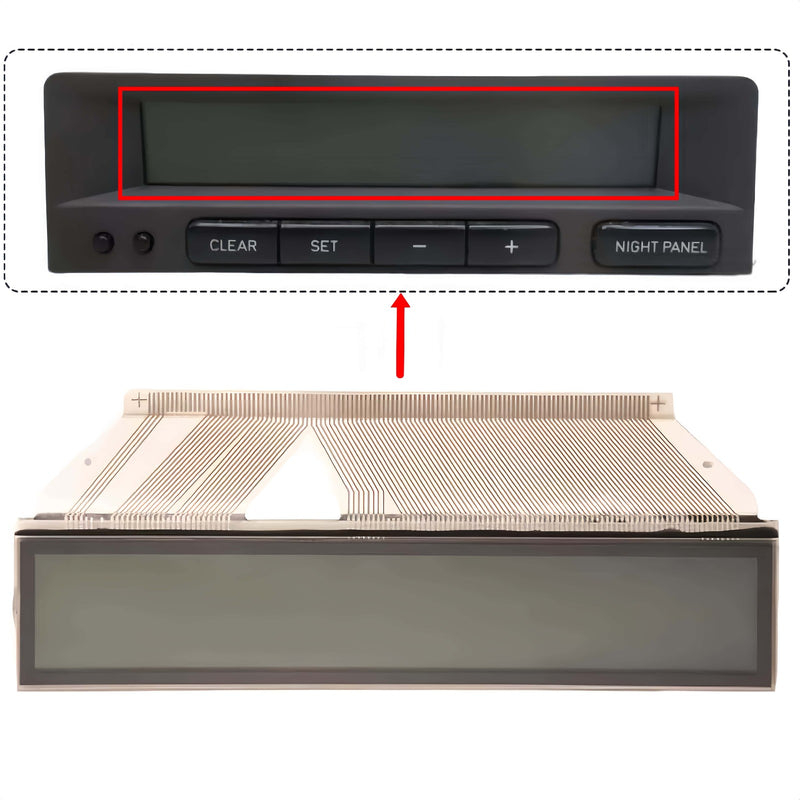 Dashboard Information LCD Display Screen w/Ribbon for Saab 9-5 SID2 1998-2003