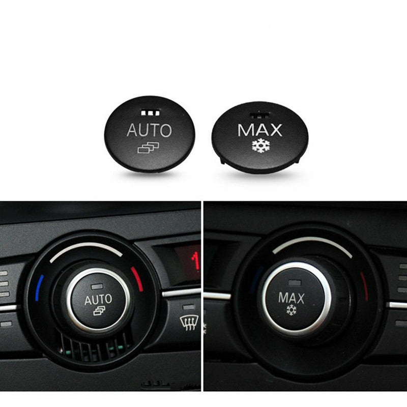 2 Pcs Auto&MAX Control Knob Repair Kit Cover 64119310445 for BMW X5 E70 X6 E71