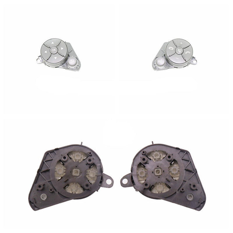 Gray Steering Wheel Switch Replacement Button for Mercedes-Benz 12-16 W204 W212