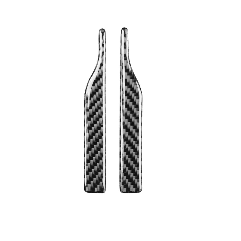 WXZOS Genuine Carbon Fiber Rear View Mirror Anti-Collision Sticker for BMW 2012-2018