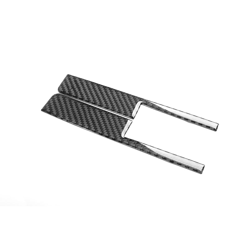 WXZOS Genuine Carbon Fiber Door Lock Switch Trim for Chevrolet Corvette C8 2020-2024