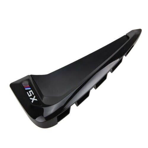 Side Marker Fender Air wing Vent Trim M Cover Chrome For 2014+ BMW F15-X5 X5 35I