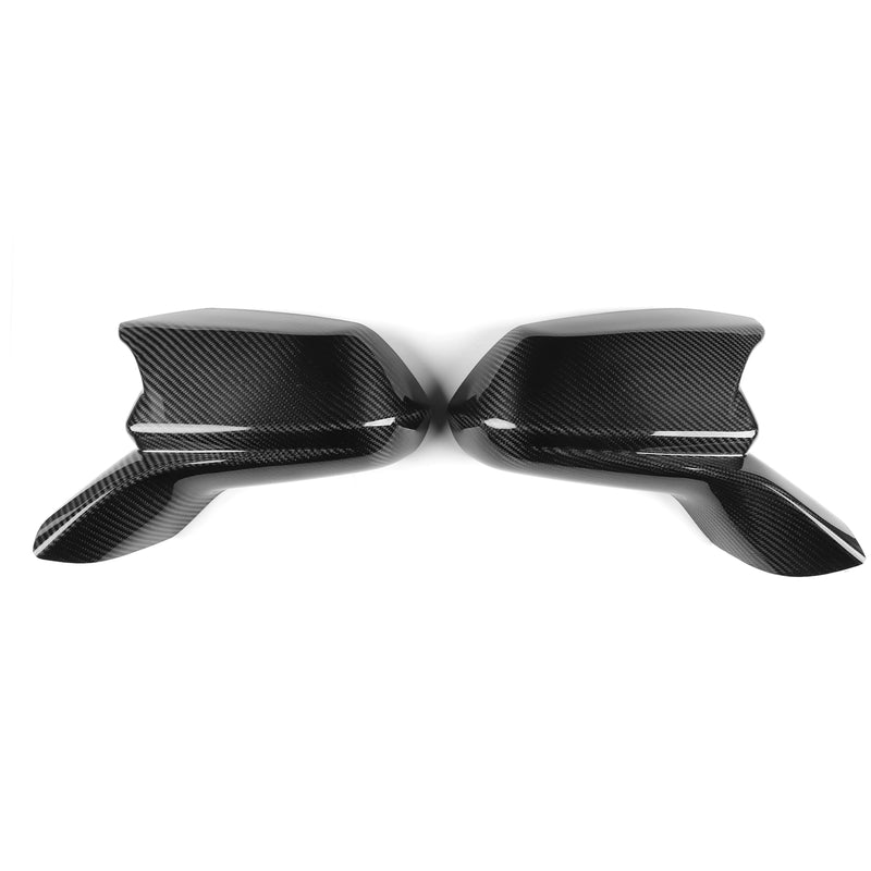 WXZOS Genuine Carbon Fiber Wing Mirror Trim for Chevrolet Camaro 2016-2024