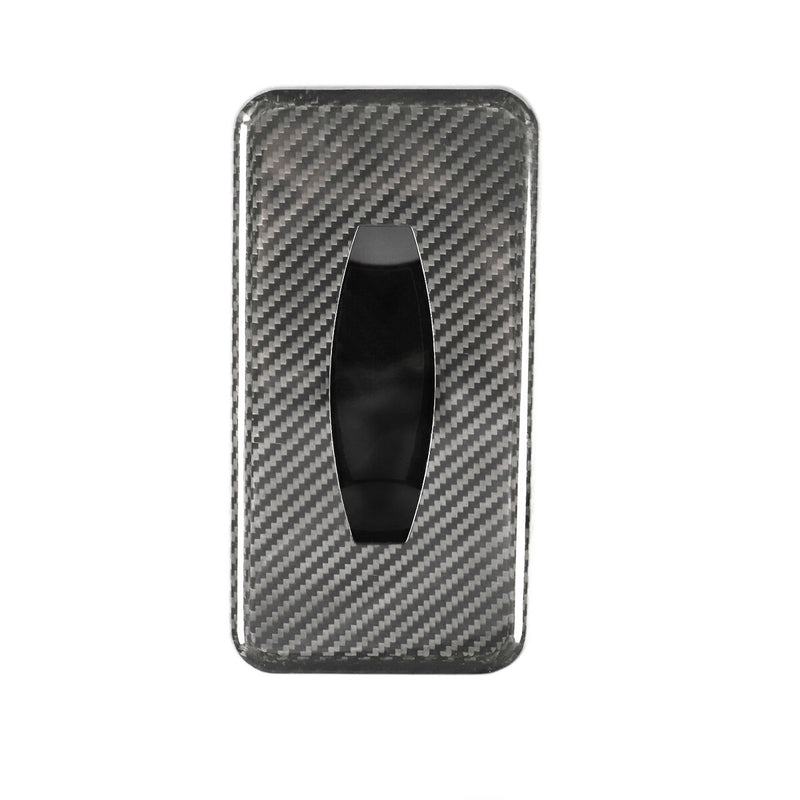 WXZOS 1PC Genuine Carbon Fiber ‌Facial Tissue Storage Box for All car