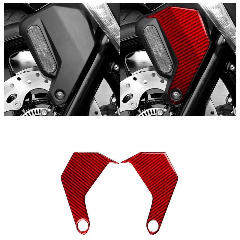 WXZOS Carbon Fiber Front Fender Mudguard Trim for BMW C400GT 2021-2023