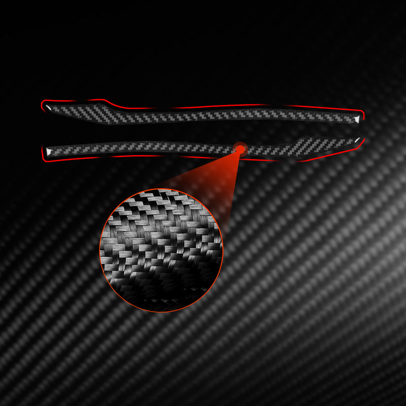 WXZOS Genuine Carbon Fiber Side Wing Mirror Trim for Mercedes W206 C-class 2022-2024