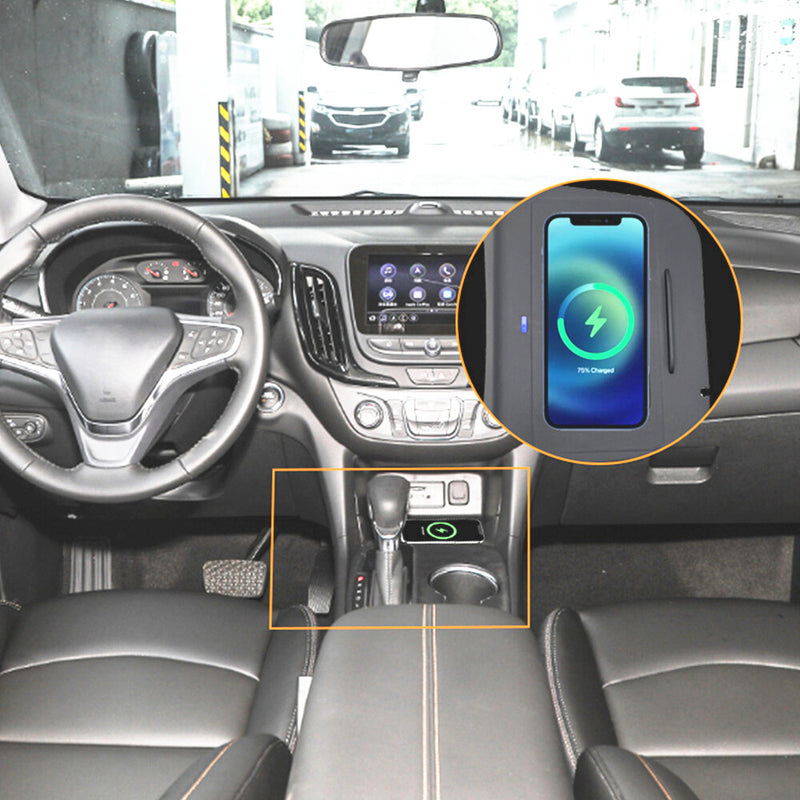 WXZOS Center Console Phone Wireless Fast Charging Pad for Chevrolet Equinox 2018-23