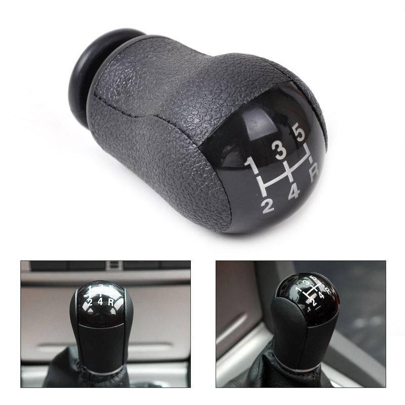 Black 5 Speed Gear Stick Shift Shifter Knob For Ford Focus Mondeo Mustang Galaxy