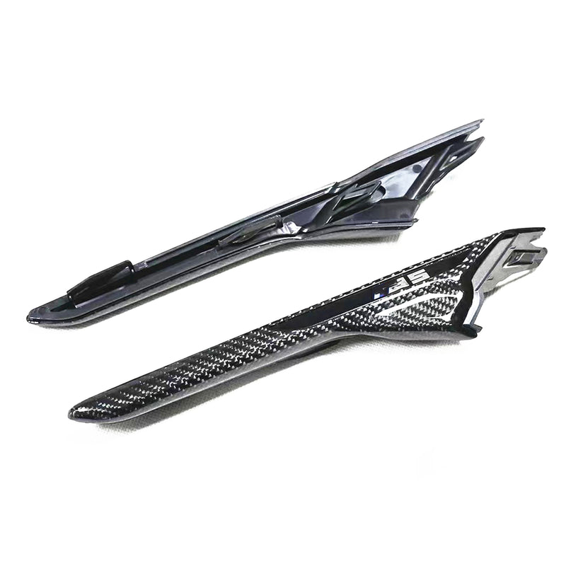 WXZOS Genuine Carbon Fiber Side Fender Emblem for BMW M5 F902018-2020