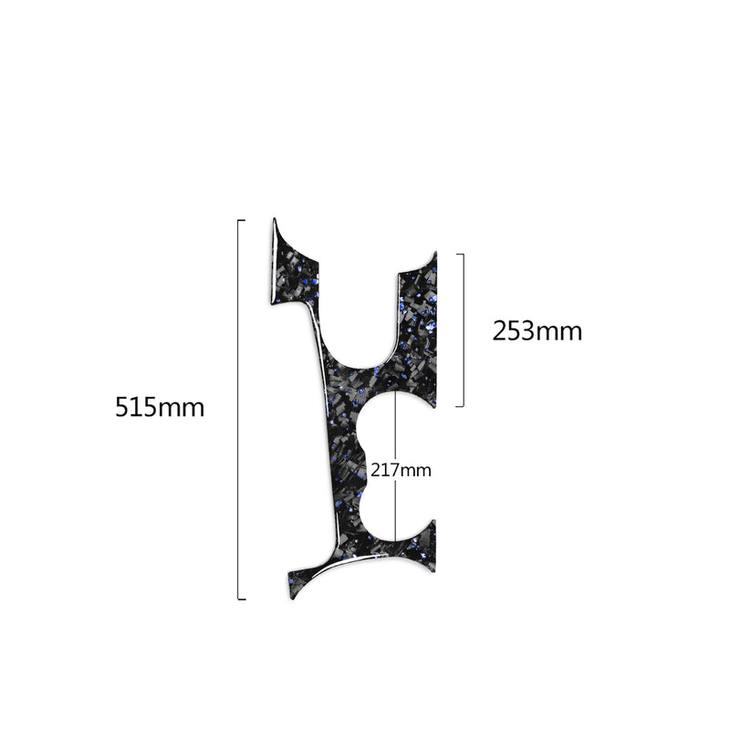 WXZOS Genuine Carbon Fiber Center Console Panel Trim for Ford Mustang 2015-2020