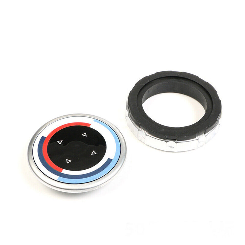 Car 7 Button CIC IDrive Multi-Media Knob Cover Trim for BMW X3 F25 2011-2013