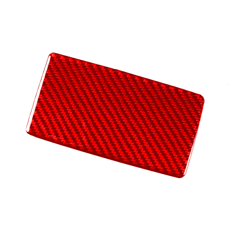 WXZOS Genuine Carbon Fiber Vanity Mirror Trim for Mercedes-Benz W206 C-class 2022-2024