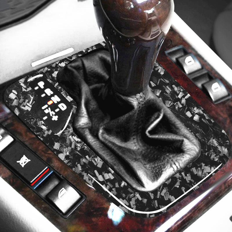 WXZOS Genuine Carbon Fiber Gear Shift Lever Panel Trim for BMW E46 3series 1998-2005