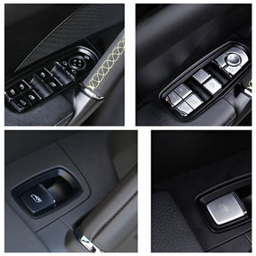 Master Power Window Switch Button Cover Trim For Porsche Panamera Cayenne Macan