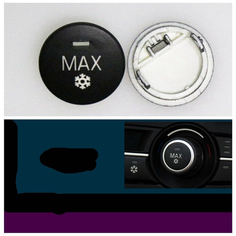 For BMW X5 X6 07-13 Central Control A/C Panel MAX Switch Button Knob Cover