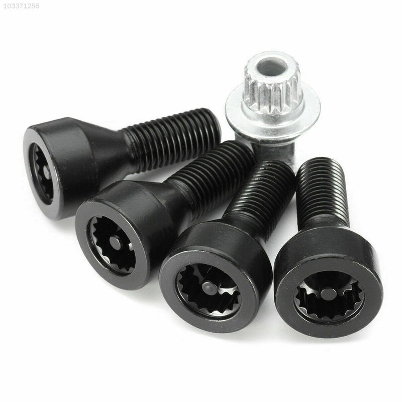 M12x1.5 Aluminum Wheel Bolts Lock Screw 36136786419 For BMW 1/3/5/6 Series