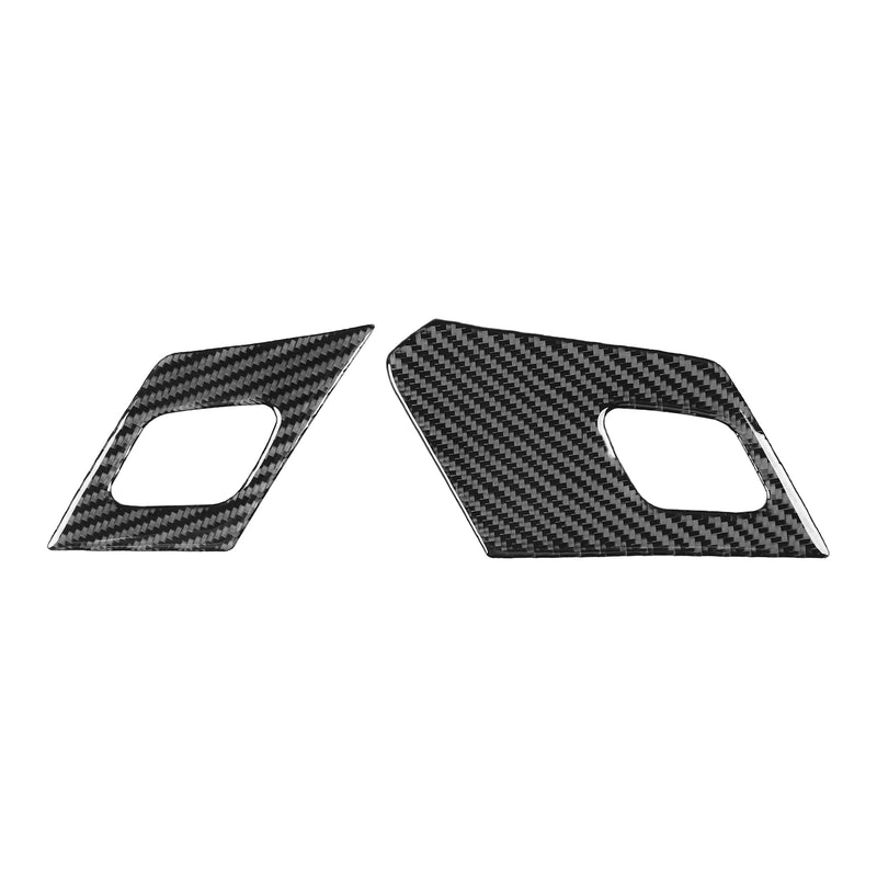 WXZOS Genuine Carbon Fiber Exterior Door Camera Trim for Chevrolet Corvette C8 2020-24