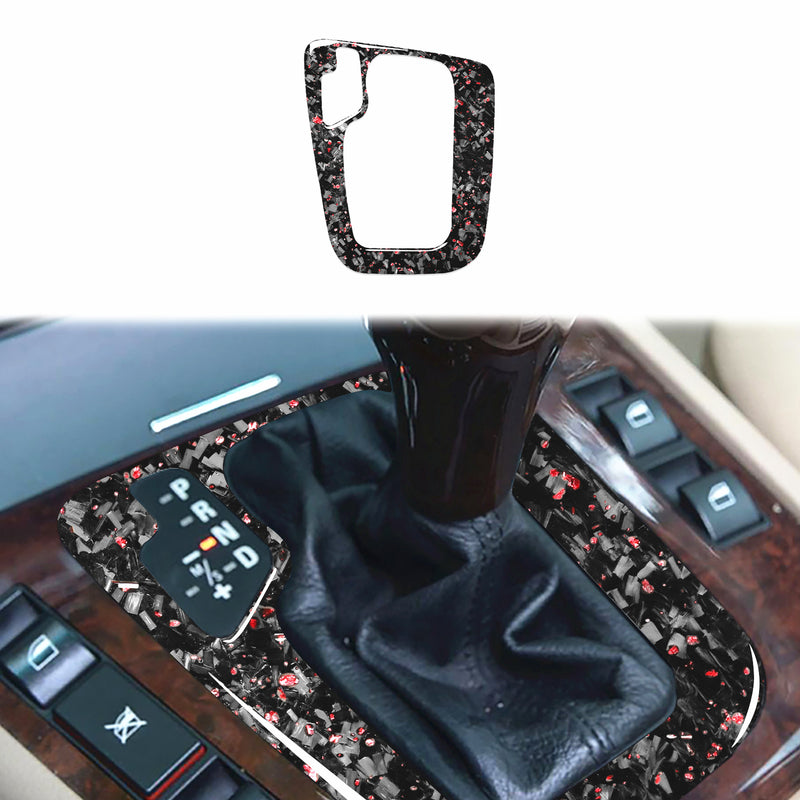 WXZOS Genuine Carbon Fiber Gear Shift Lever Panel Trim for BMW E46 3series 1998-2005