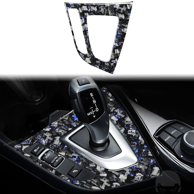 WXZOS Genuine Carbon Fiber Gear Shift Lever Panel Trim for BMW F20 1 series 2012-2015