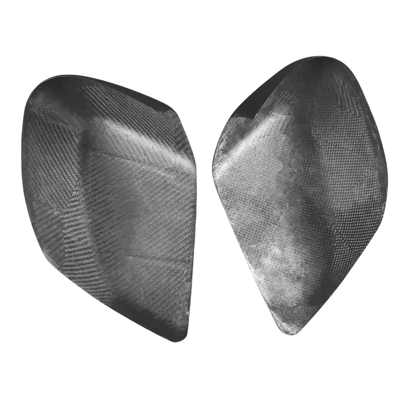WXZOS Dry Carbon Fiber Side View Wing Mirrors Trim for Chevrolet Corvette C8 2020-2025