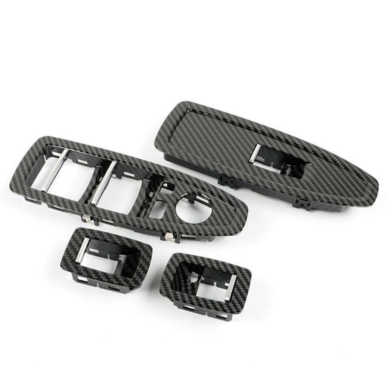 WXZOS Carbon Fiber Door Power Window Switch Panel for BMW F36 GC 4Door 2014-2018