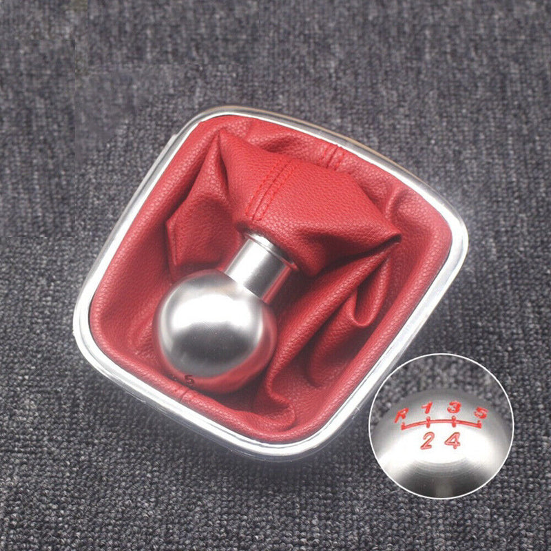 Aluminum Alloy Red 5 Speed Gear Stick Shift Knob for VW 2011-2014 Polo