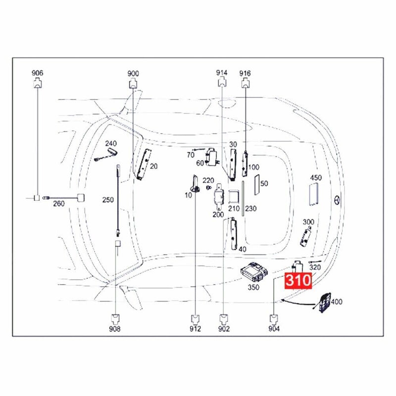 Radio Antenna Duplexer Amplifier Splitter Module for Benz W205 S205 2015-2021