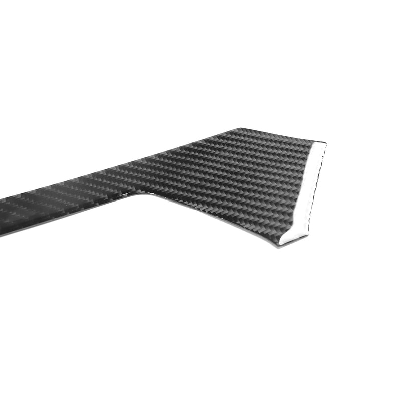 WXZOS Genuine Carbon Fiber Rear Trunk Lid Trim for Chevrolet Corvette C8 2020-2024