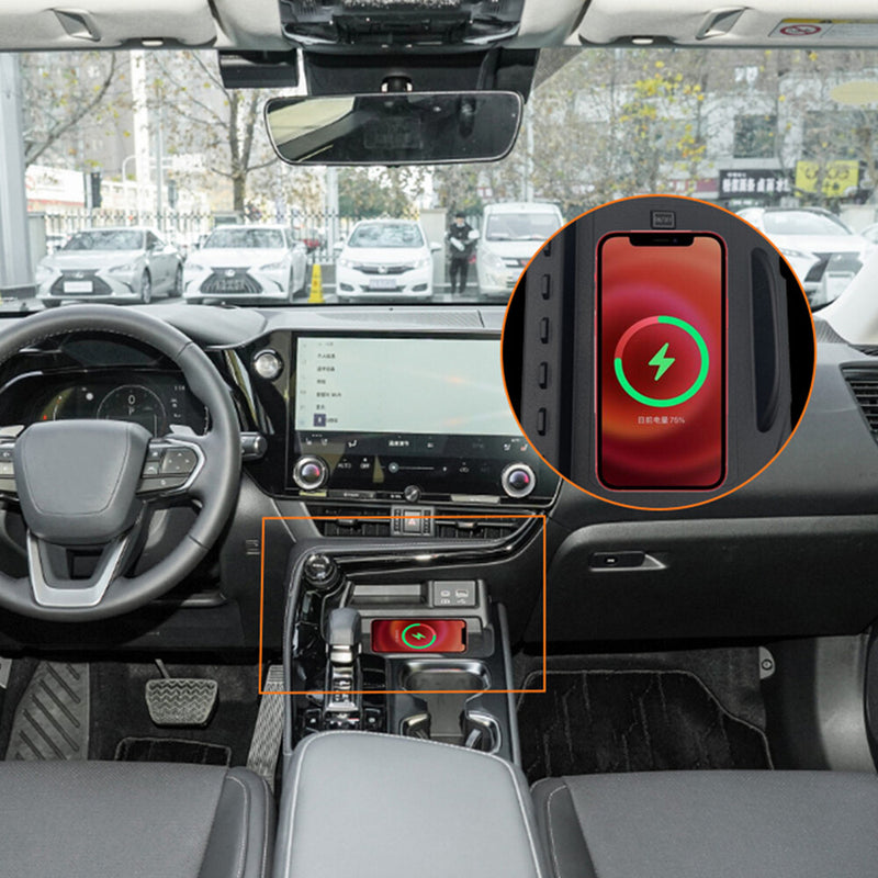 WXZOS Center Console Wireless Fast Charging Pad for Lexus NX250 NX350/450 2022-2023