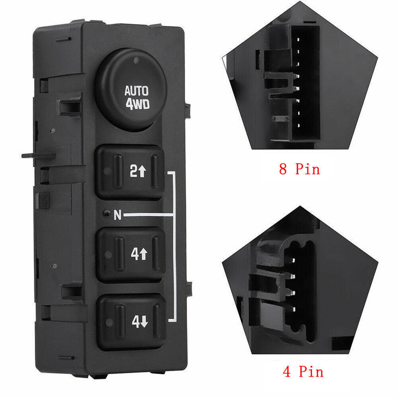 4WD 4x4 Transfer Case Selector Dash Switch 19259313 For Cadillac Chevrolet GMC