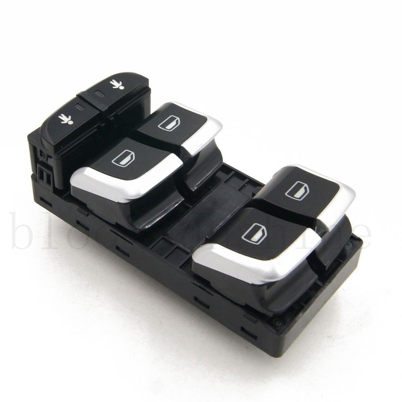Chrome Driver Electronic Master Control Switch Button For AUDI A6 S6 C7 A7 Q3