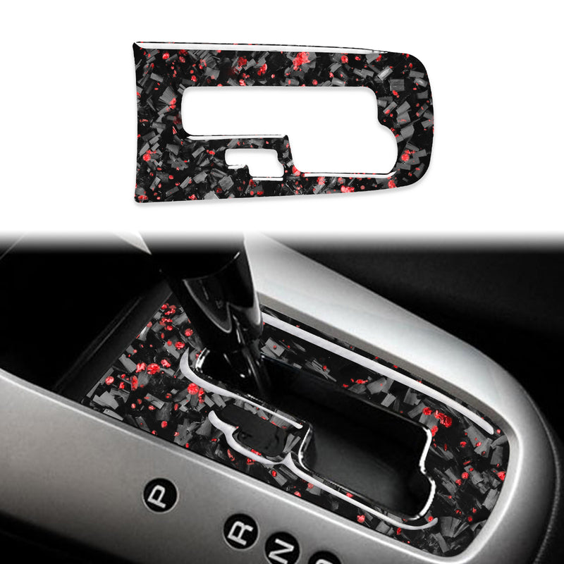 WXZOS Genuine Carbon Fiber Gear Shift Lever Panel Trim for Chevrolet Cruze 2009-2015