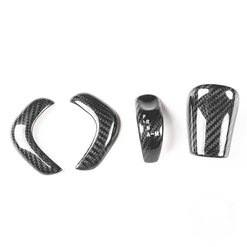 Genuine Carbon Fiber Gear Shift Knob Handle Cover Fit for Nissan GT-R 2017-2022