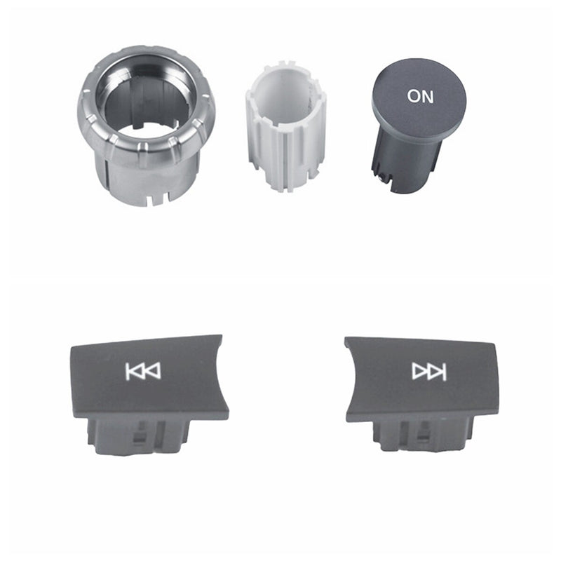 WXZOS CD Audio Control Button Knob Cover Set for Mercedes-Benz W176 A-class 2013-2015
