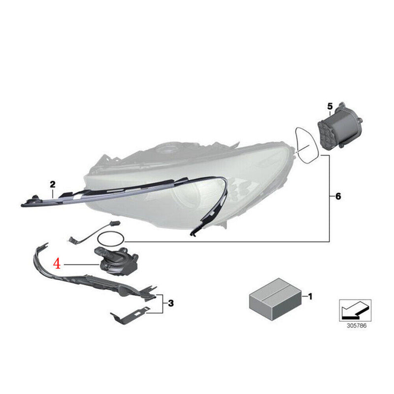 7262731 LED Angel Eye Light Module Diode for BMW GT F07 535i GT 550i GT 2011-16