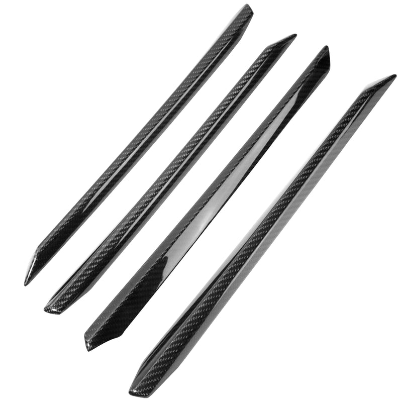 WXZOS Genuine Carbon Fiber Door Panel w/ No Light Trim for Audi A3 S3 RS3 2021-2023