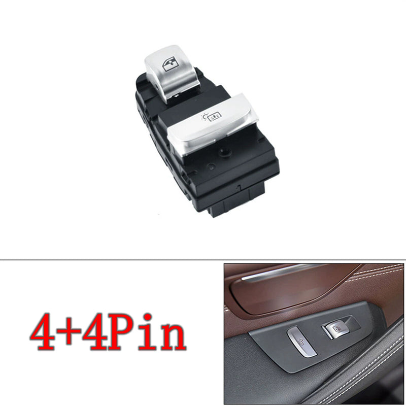 WXZOS 4+4Pin Rear Power Window&Sunshade Switch for BMW 6series G32 GT 2018-2022