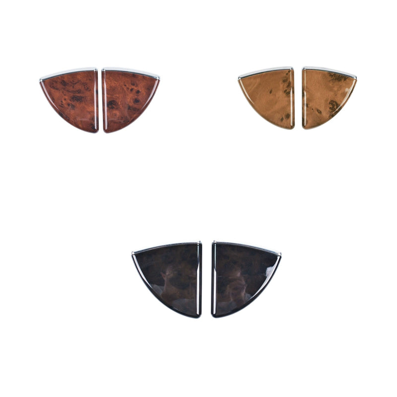 Wood Pattern Center Armrest Switch Button Cap for Benz  W211 E-class 2004-2008