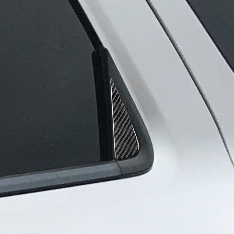 WXZOS Genuine Carbon Fiber Exterior Door C-Pillar Trim for Dodge Durango 2011-2019